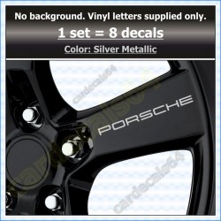 Porsche Wheel Decals Stickers