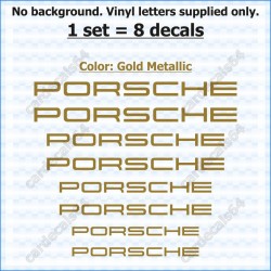 Porsche Brake Caliper Decals Stickers Curved 0%