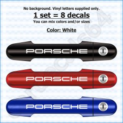 Porsche Door Handle Stickers