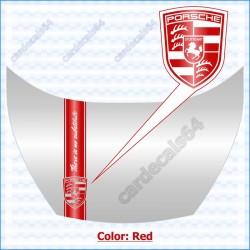 Porsche / Hood Stickers