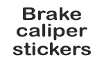 Brake Caliper Stickers